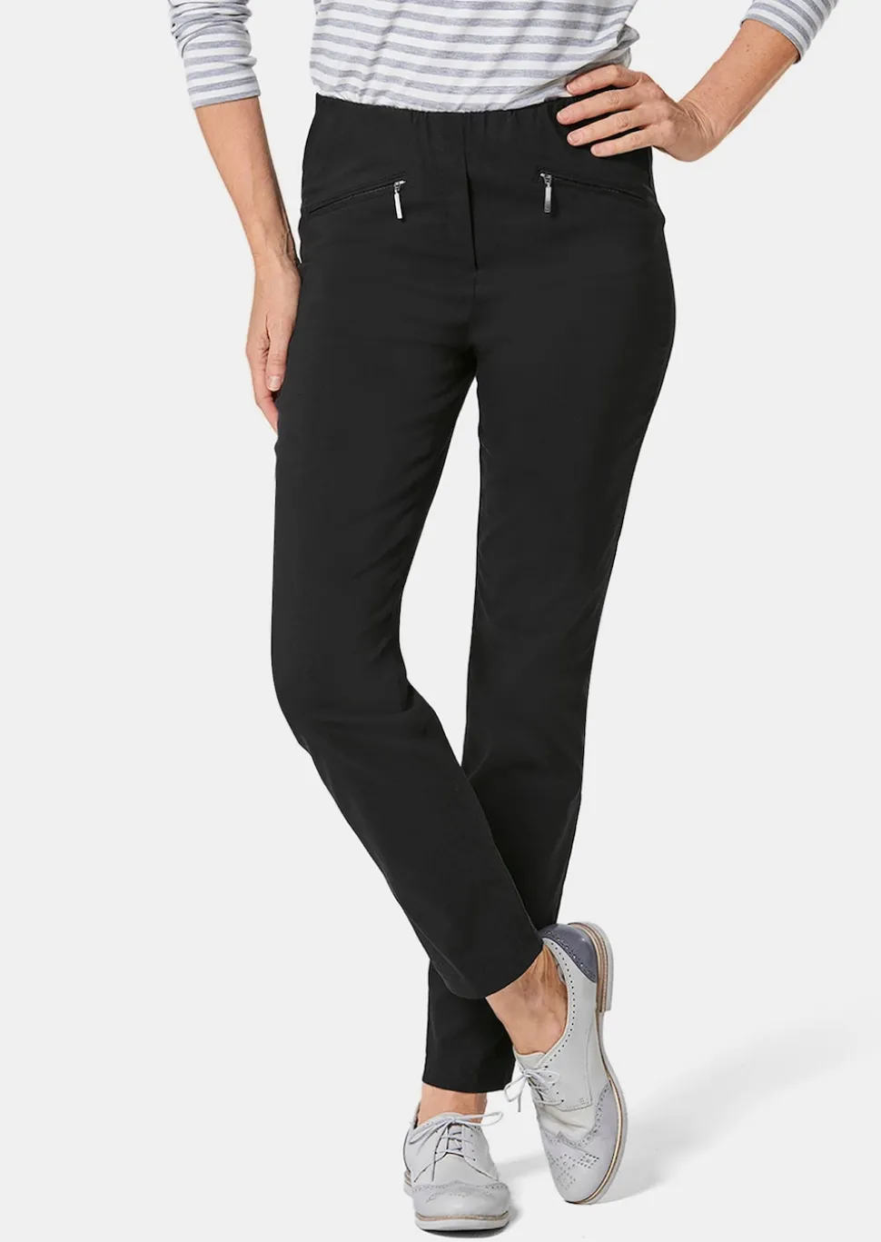 Pantalon étroit en bengaline LOUISA