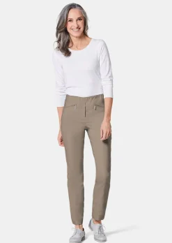 Pantalon étroit en bengaline LOUISA