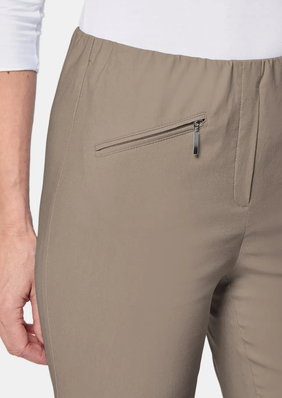 Pantalon étroit en bengaline LOUISA