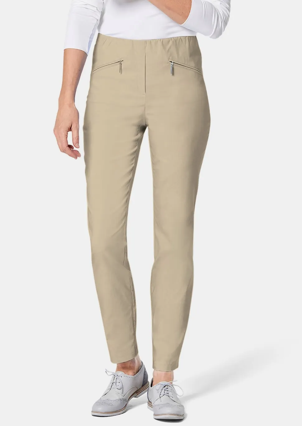 Pantalon étroit en bengaline LOUISA