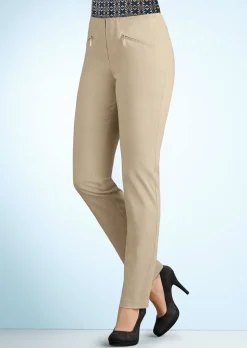 Pantalon étroit en bengaline LOUISA