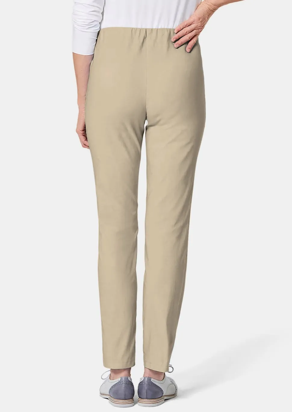 Pantalon étroit en bengaline LOUISA