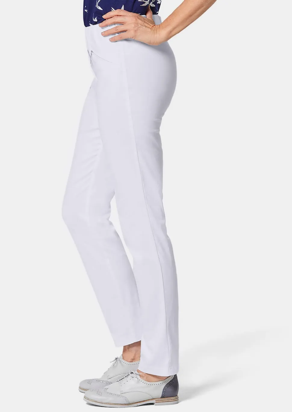Pantalon étroit en bengaline LOUISA