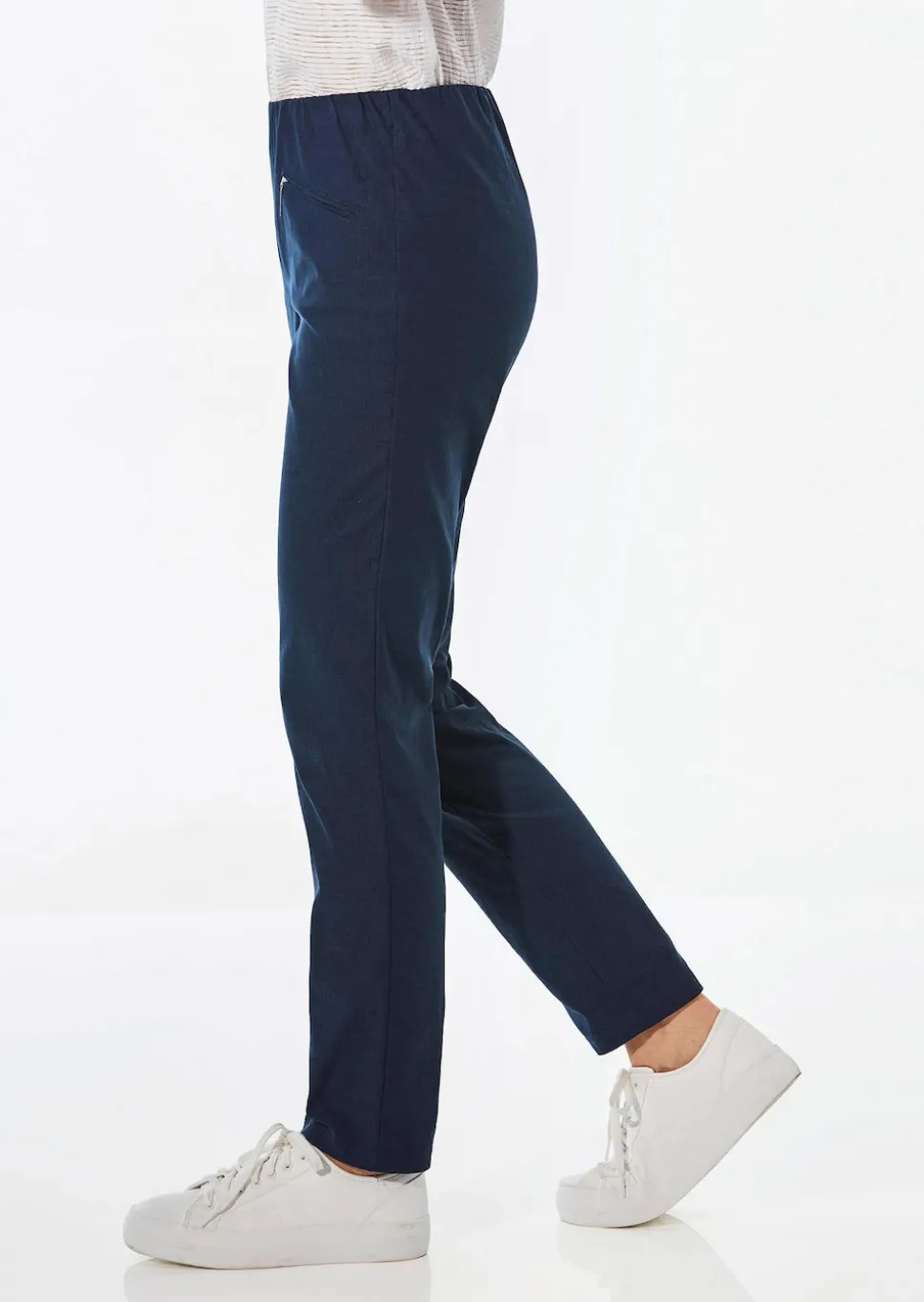 Pantalon étroit en bengaline LOUISA