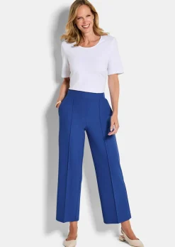 Pantalon VERA en longueur cheville, avec nervures