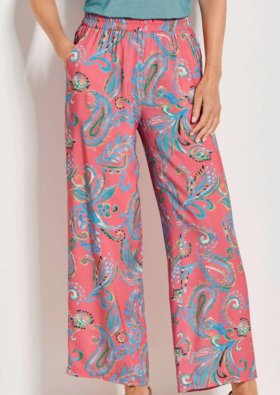 Pantalon VERA en pure viscose