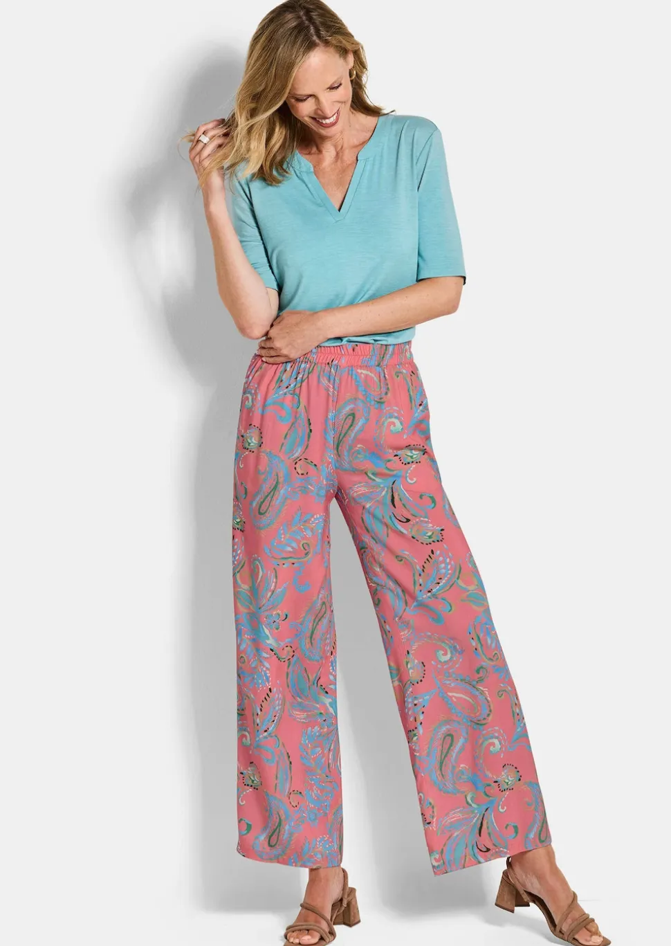 Pantalon VERA en pure viscose