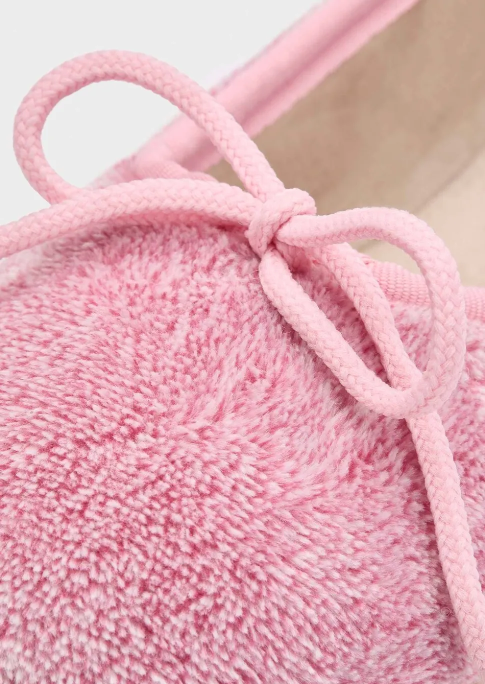 Pantoufles ballerines avec nœud