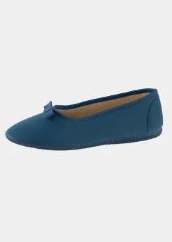 Pantoufles ballerines avec semelle extérieure à surface structurée pour une meilleure accroche.