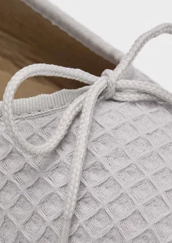 Pantoufles ballerines en coton