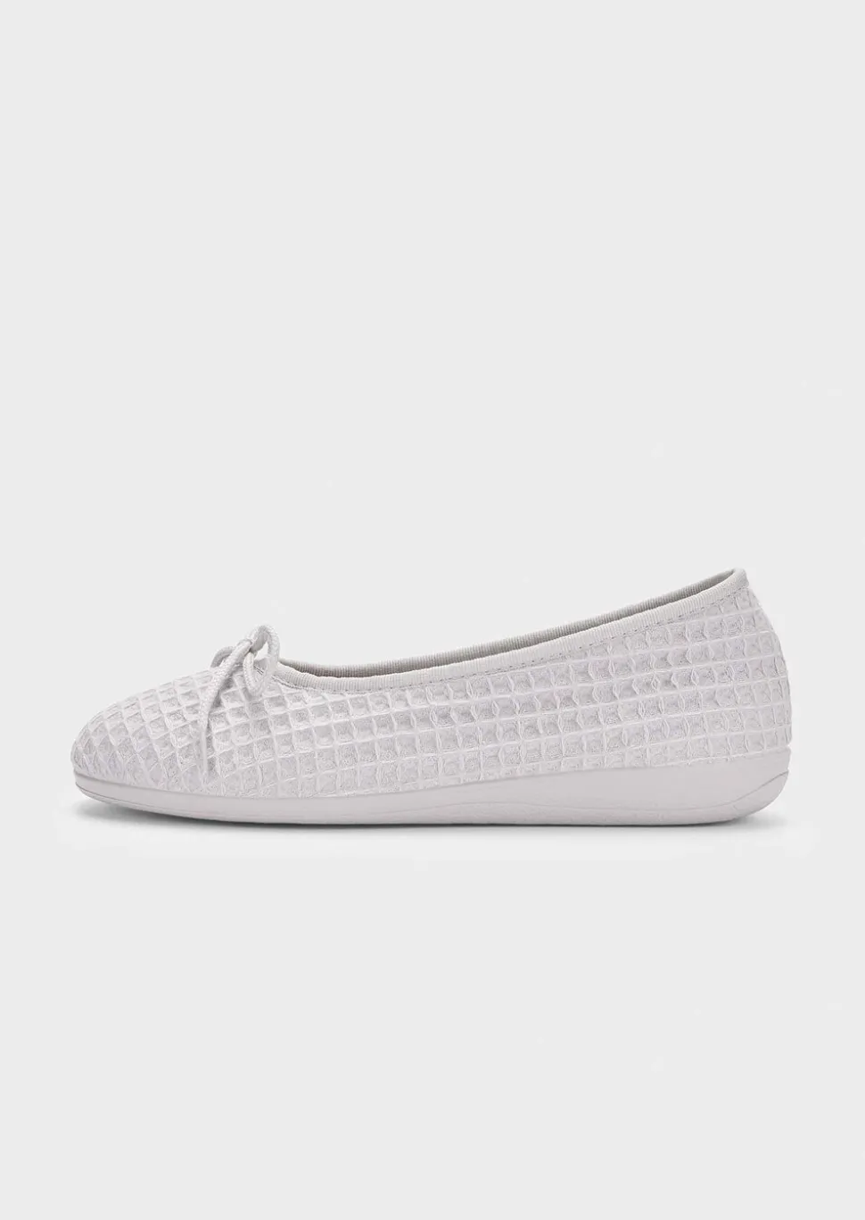 Pantoufles ballerines en coton