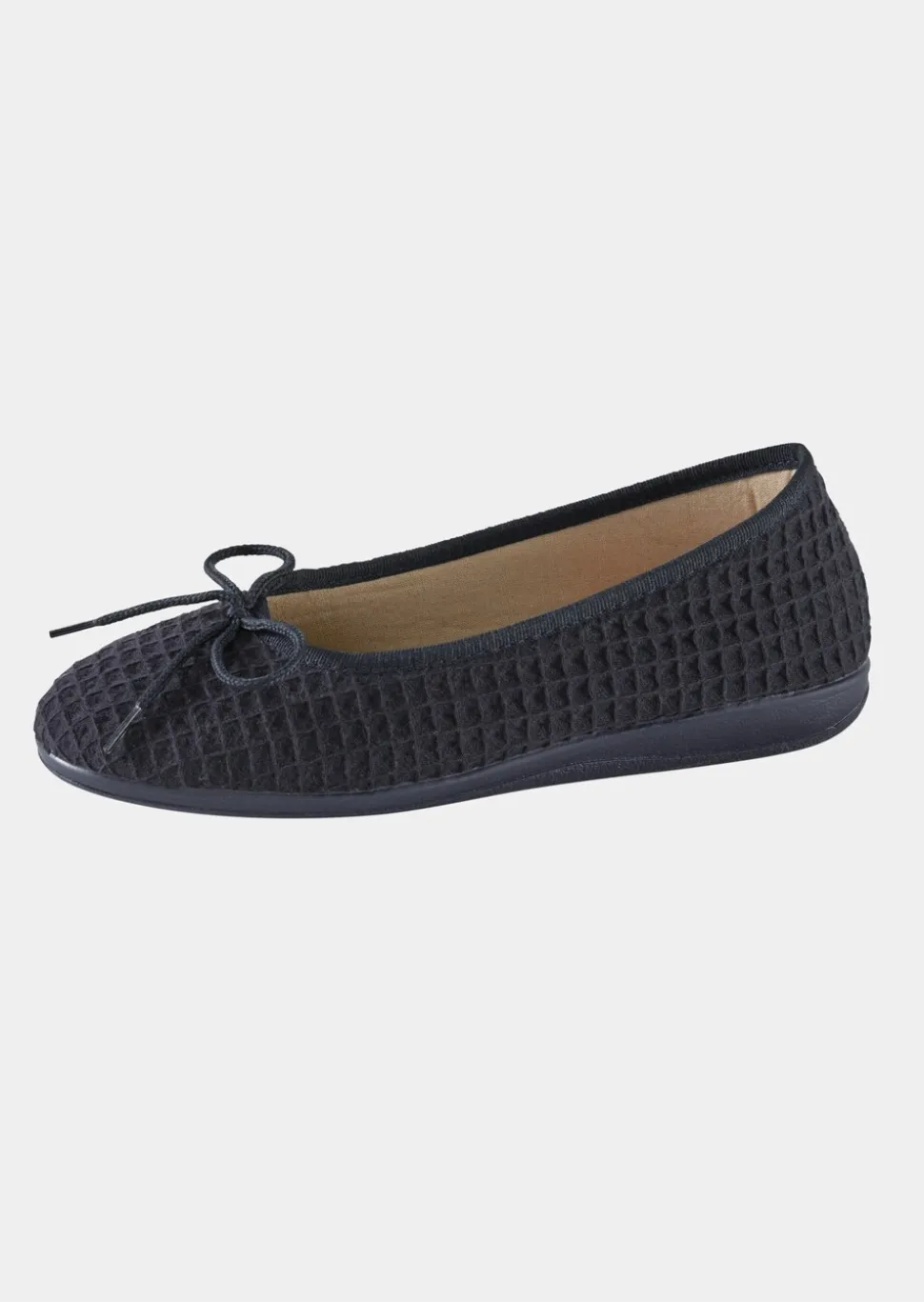 Pantoufles ballerines en coton