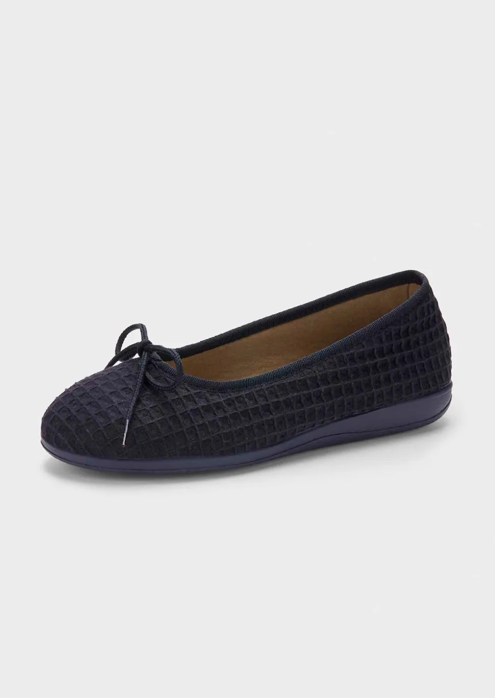 Pantoufles ballerines en coton