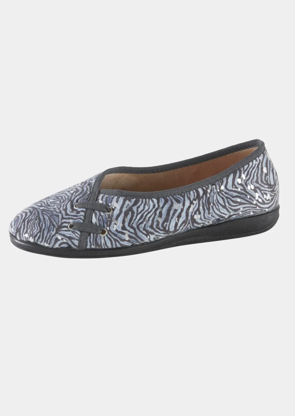 Pantoufles ballerines à motif animal
