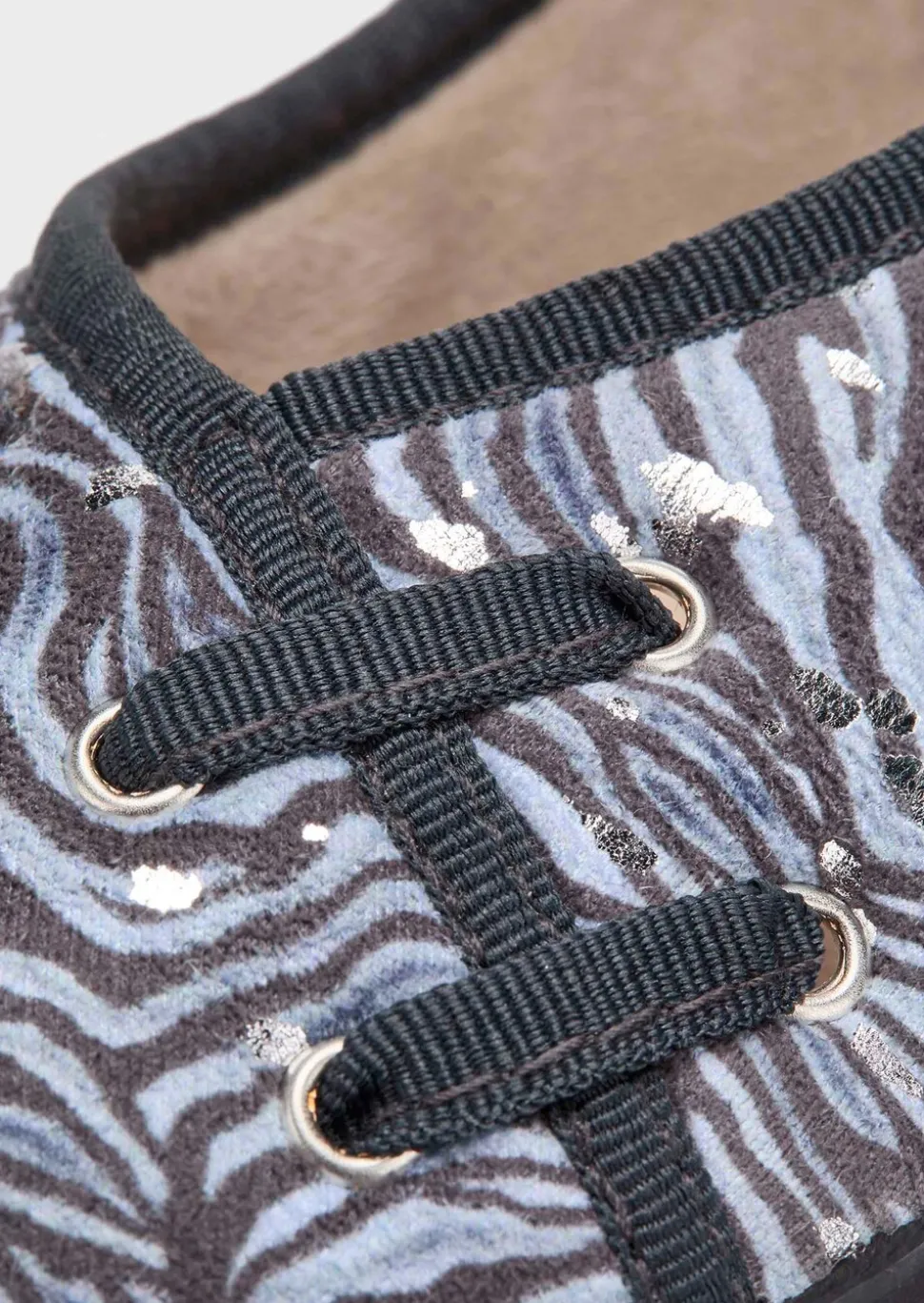 Pantoufles ballerines à motif animal