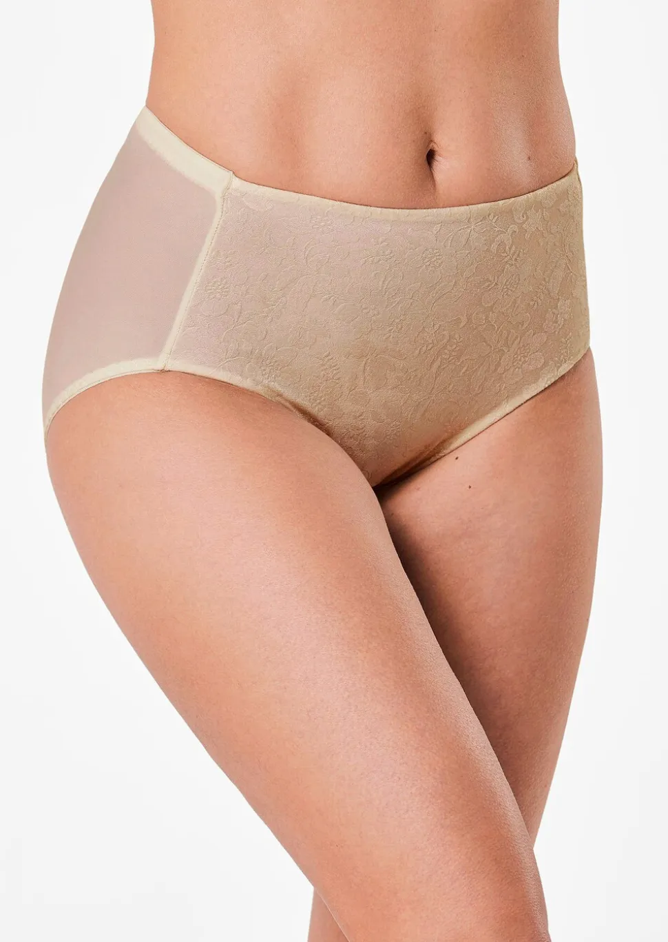 Panty gainant en jacquard