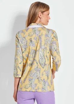 Polo au motif cachemire