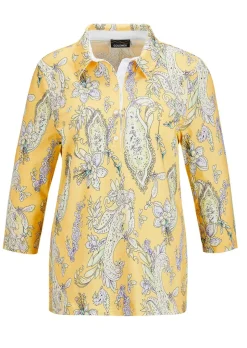 Polo au motif cachemire