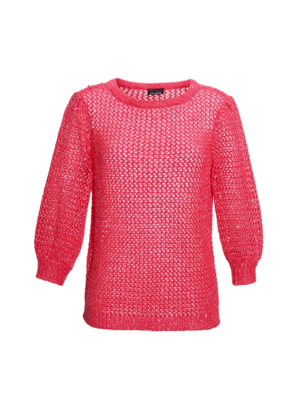Pull aspect filet avec paillettes