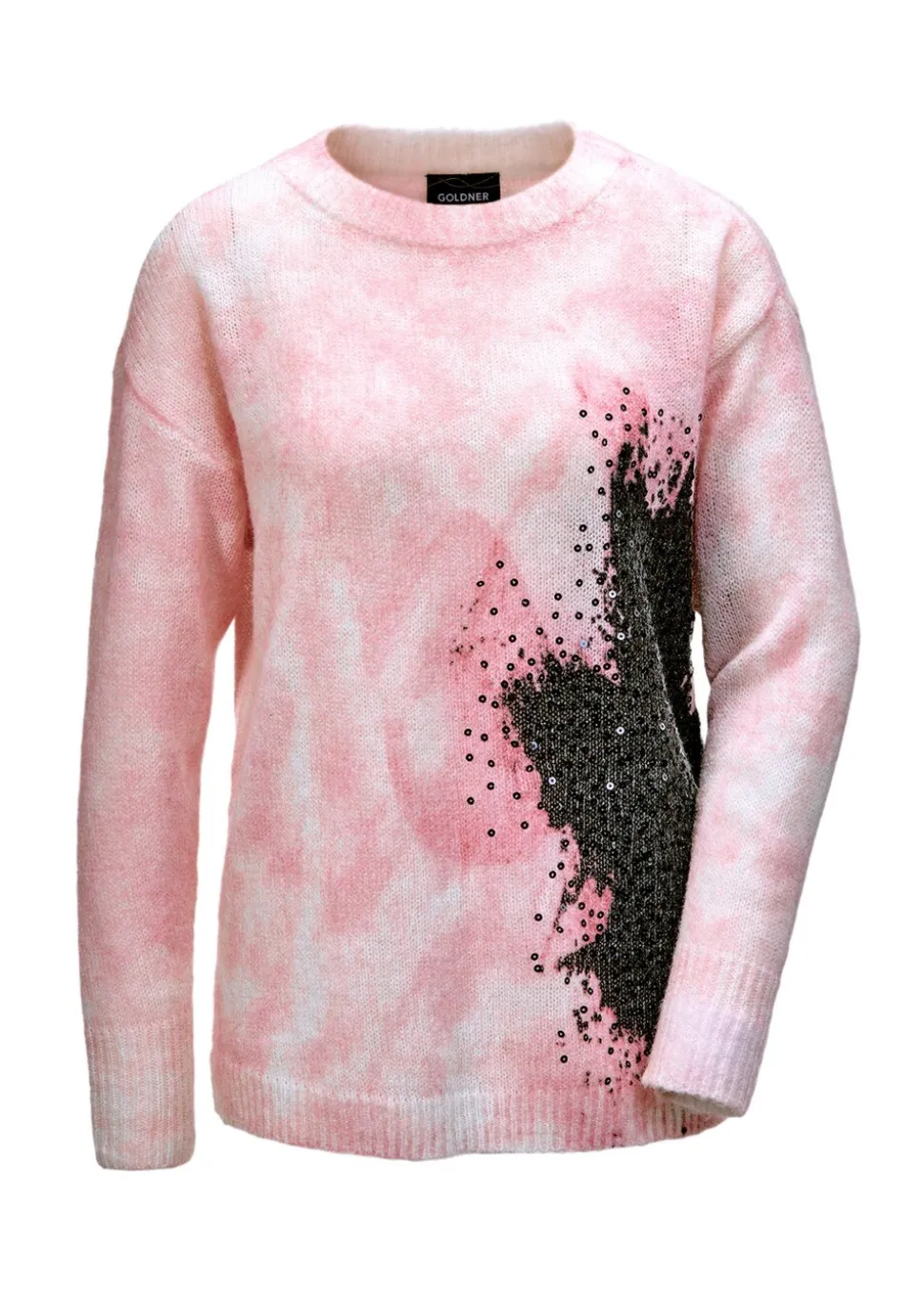 Pull avec imprimé et paillettes
