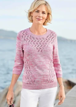 Pull avec motif ajouré séduisant