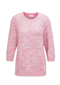 Pull avec motif ajouré séduisant