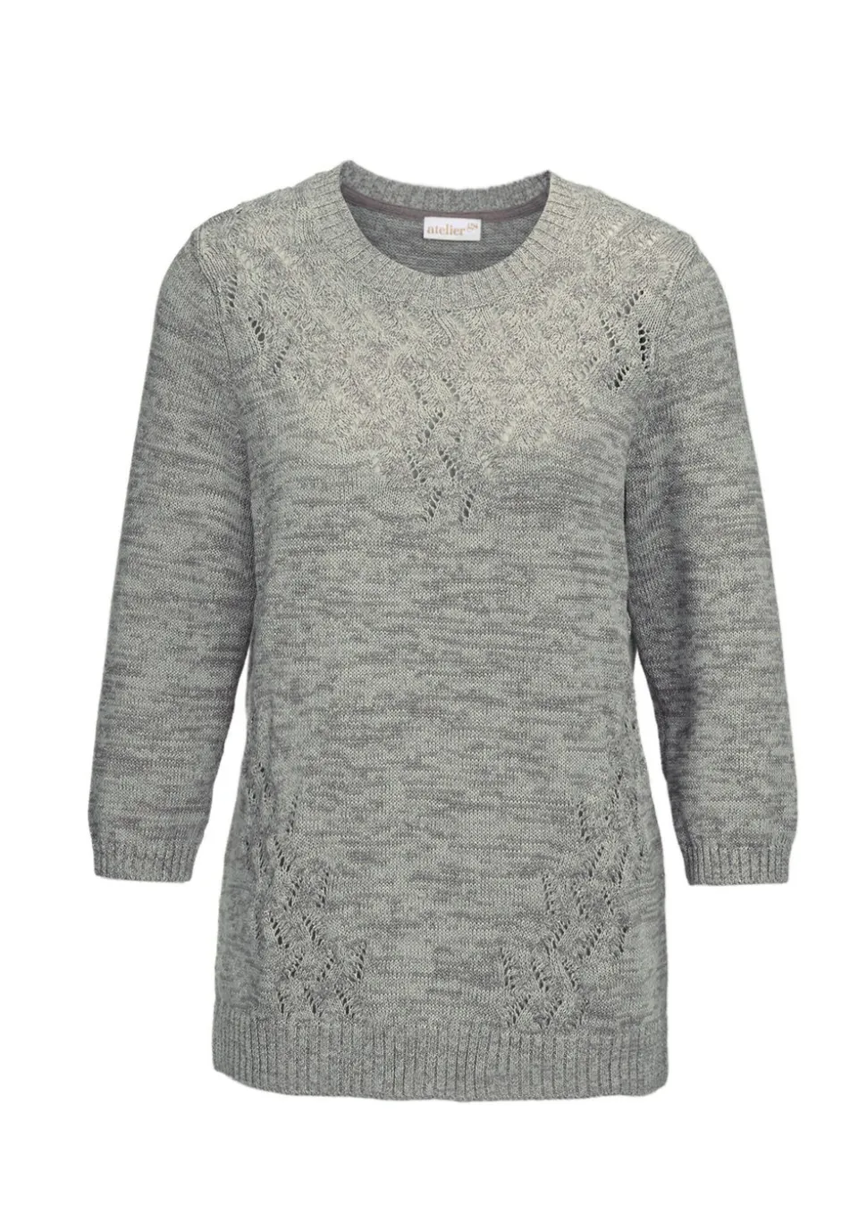 Pull avec motif ajouré séduisant