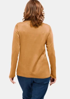 Pull à col droit