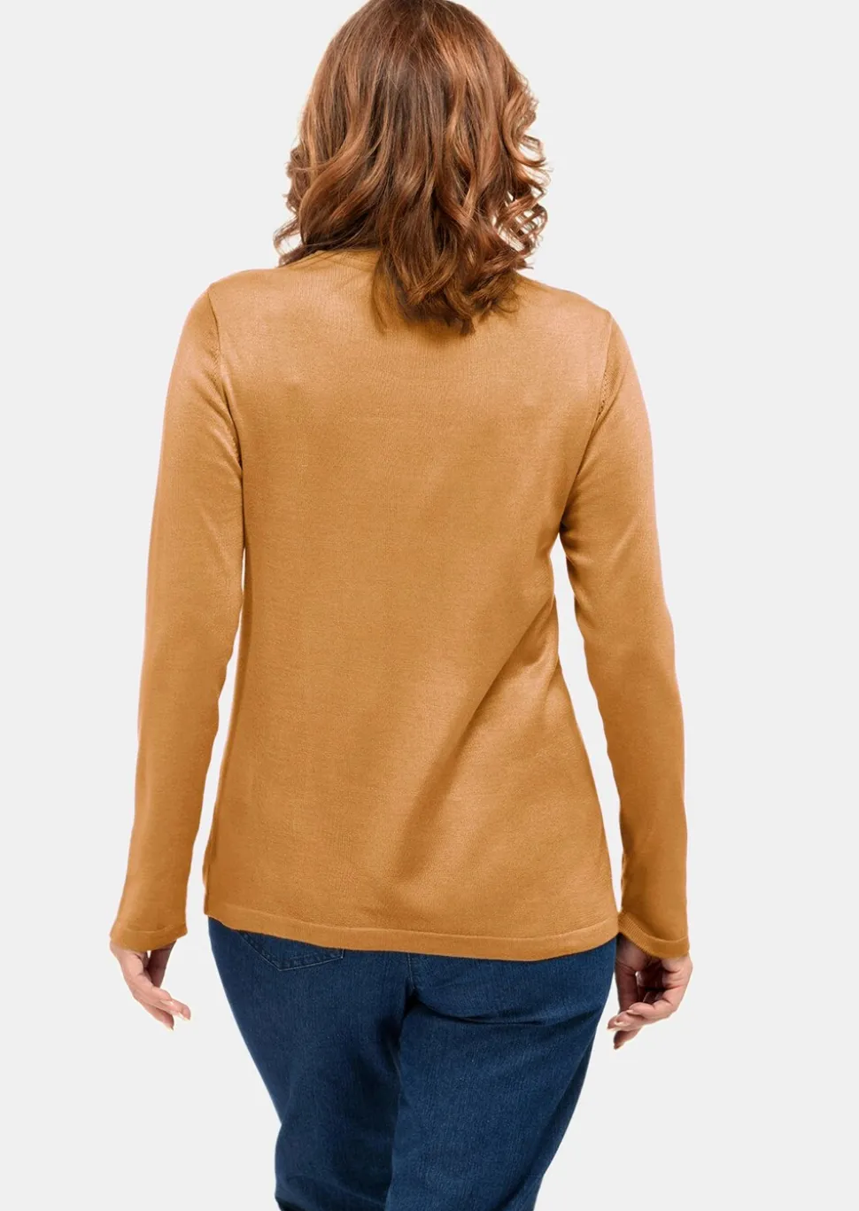 Pull à col droit