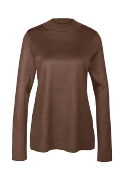 Pull à col droit