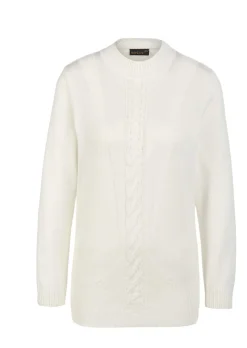 Pull à col droit