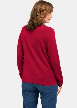 Pull à col droit