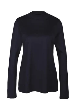 Pull à col droit
