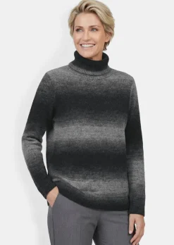Pull à col roulé avec teneur en laine vierge