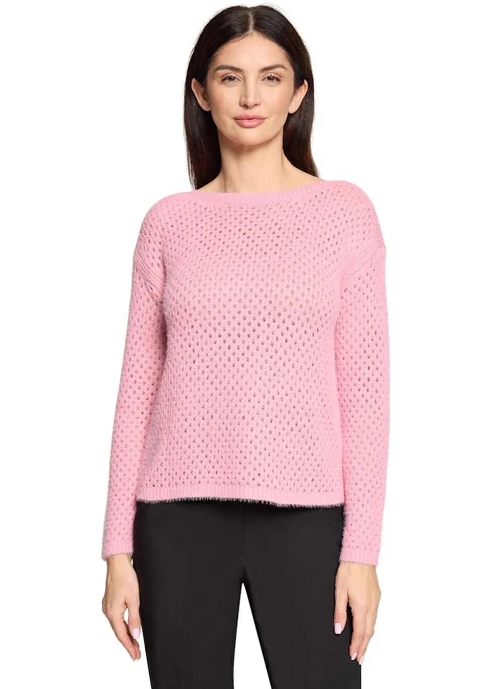 Pull douillet avec motif ajouré