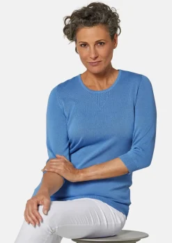 Pull d'été en tricot ajouré