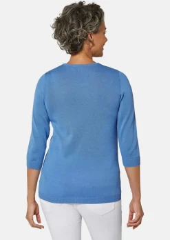 Pull d'été en tricot ajouré