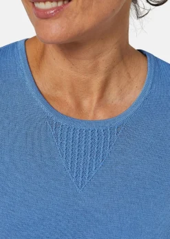 Pull d'été en tricot ajouré