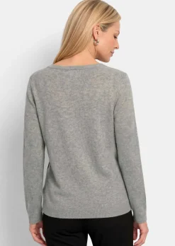 Pull en cachemire, aspect léopard