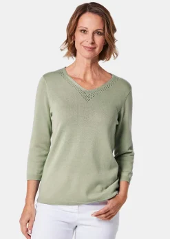 Pull encolure en V