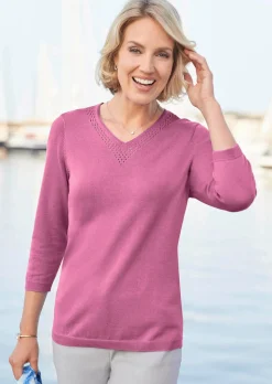 Pull encolure en V