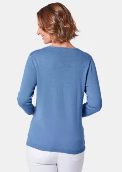 Pull encolure en V