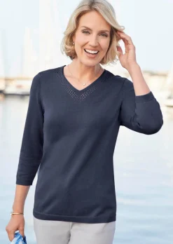 Pull encolure en V