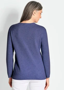 Pull à encolure en V en cachemire