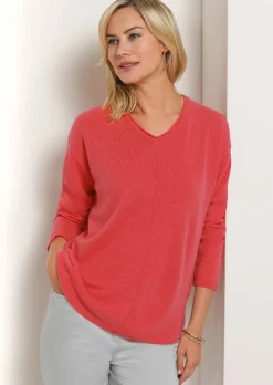 Pull à encolure en V en cachemire