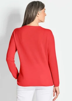 Pull à encolure en V en cachemire