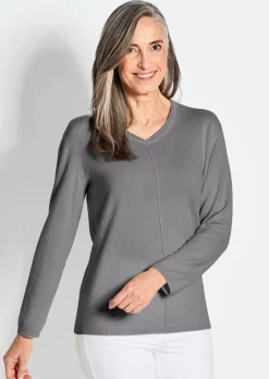Pull à encolure en V en cachemire