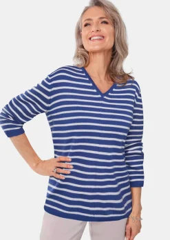 Pull à encolure en V en cachemire