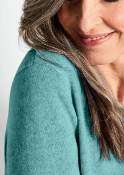 Pull à encolure en V en cachemire