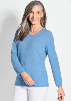 Pull à encolure en V en cachemire